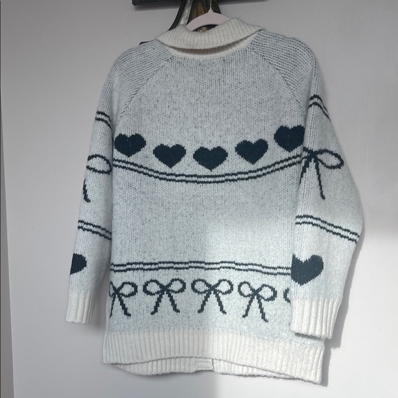 Chic Gray Cat Pattern Cardigan - Picture 5 of 5